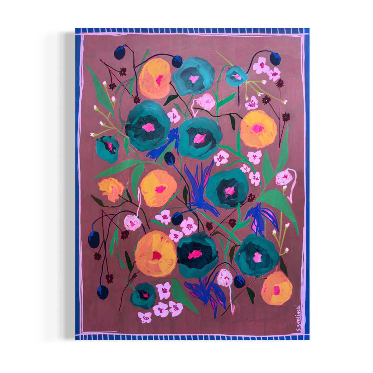 Botanical Notes No.38 24” x 18” Original Painting on Paper