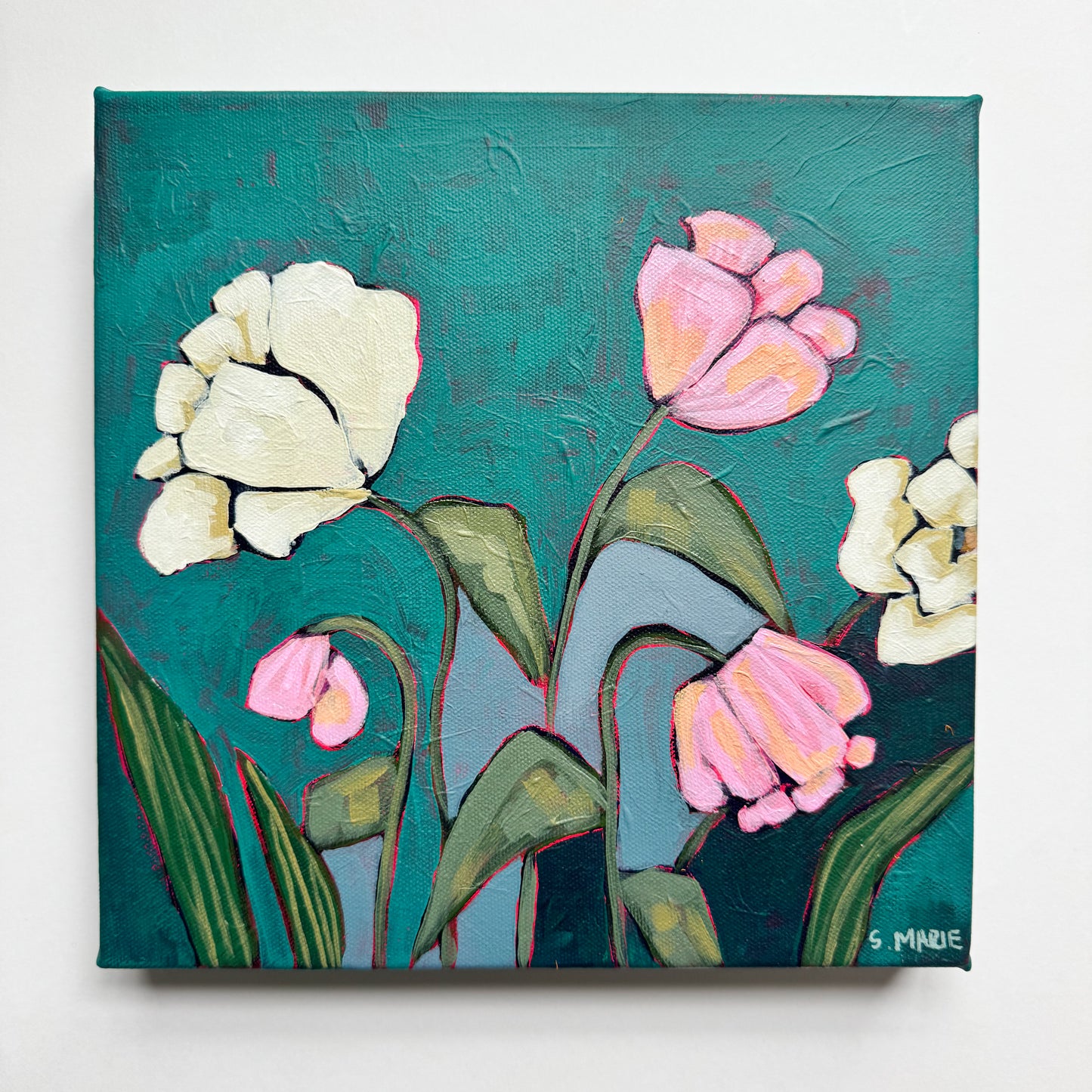 Garden Blooms No.5 Original Acrylic Floral Painting