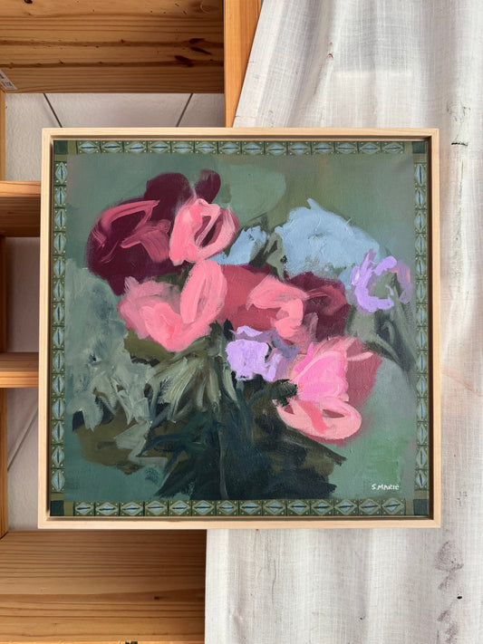 File This Away Original Acrylic Painting 16”x16”