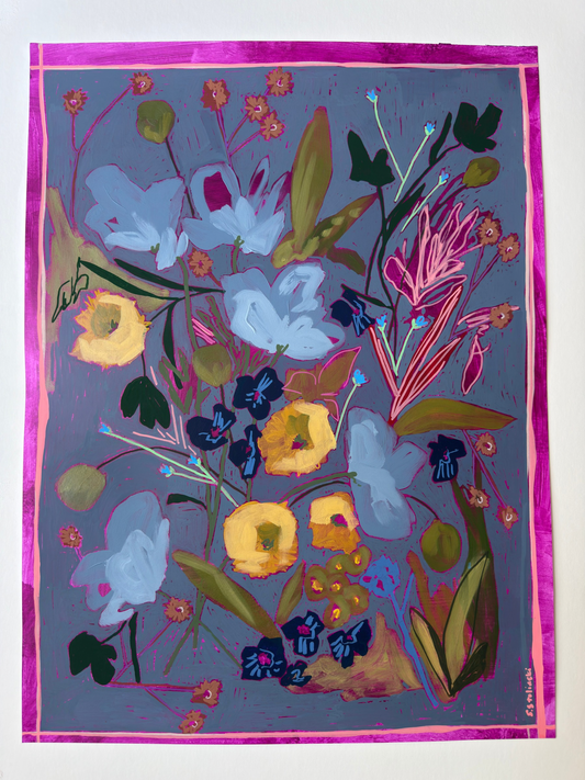 Botanical Notes No.8 24” x 18” Original Art