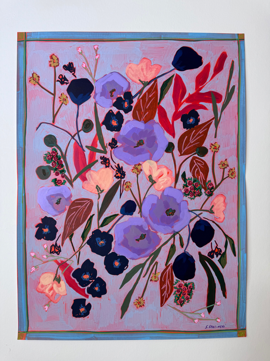 Botanical Notes No.9 24” x 18” Original Art