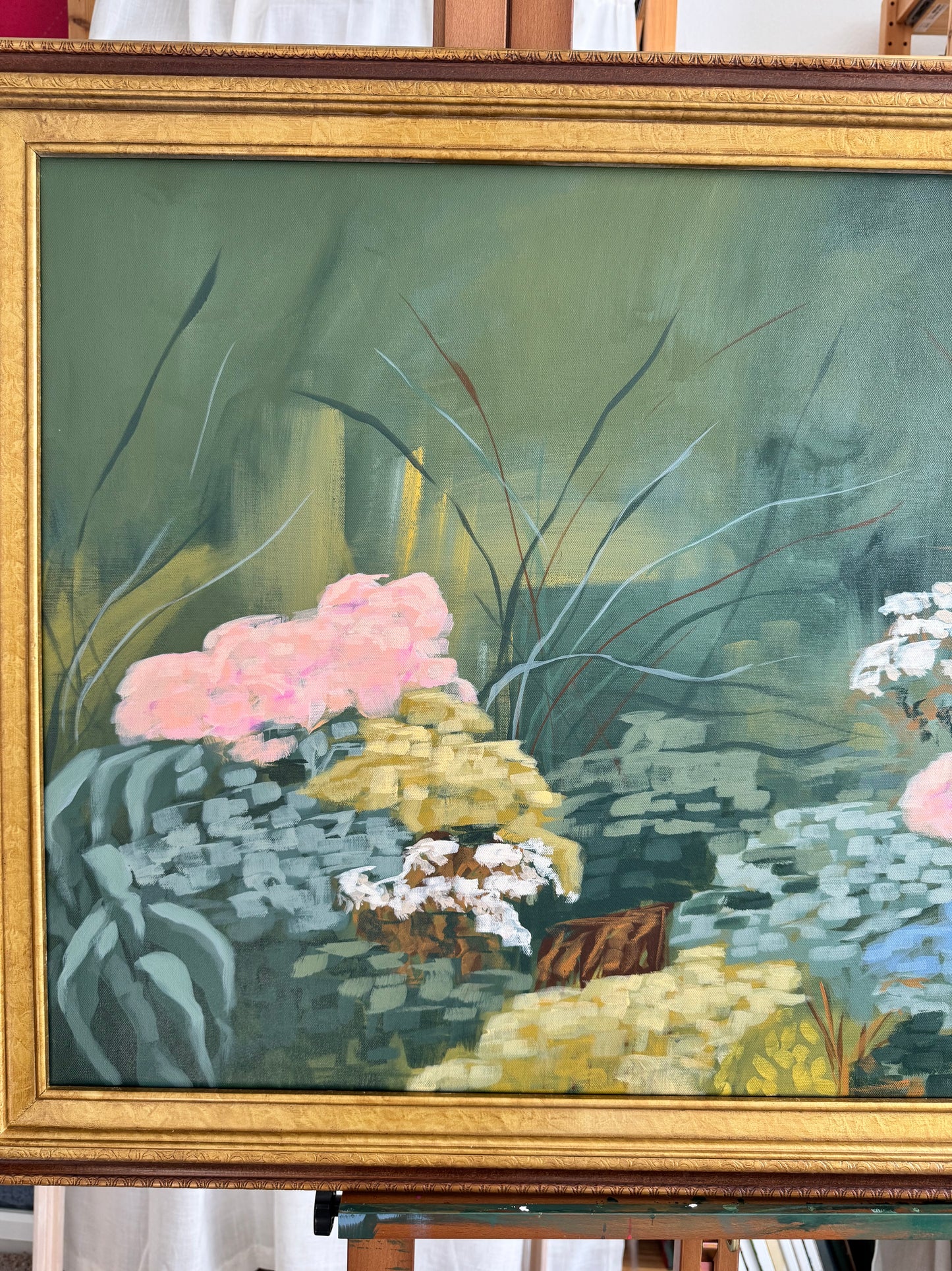 Unfolding No.4 Original Acrylic Floral Landscape Painting 36”x24”