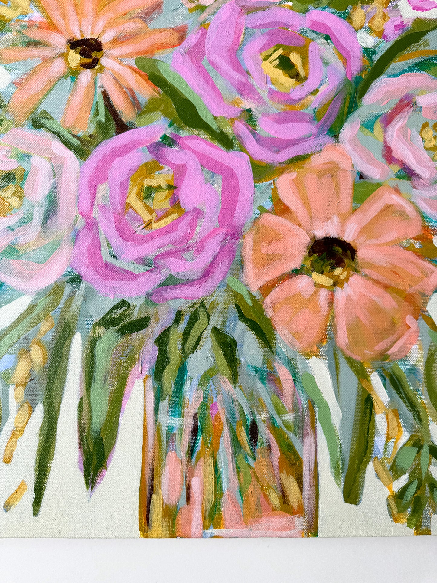 Spring Floral No. 14 Acrylic Painting