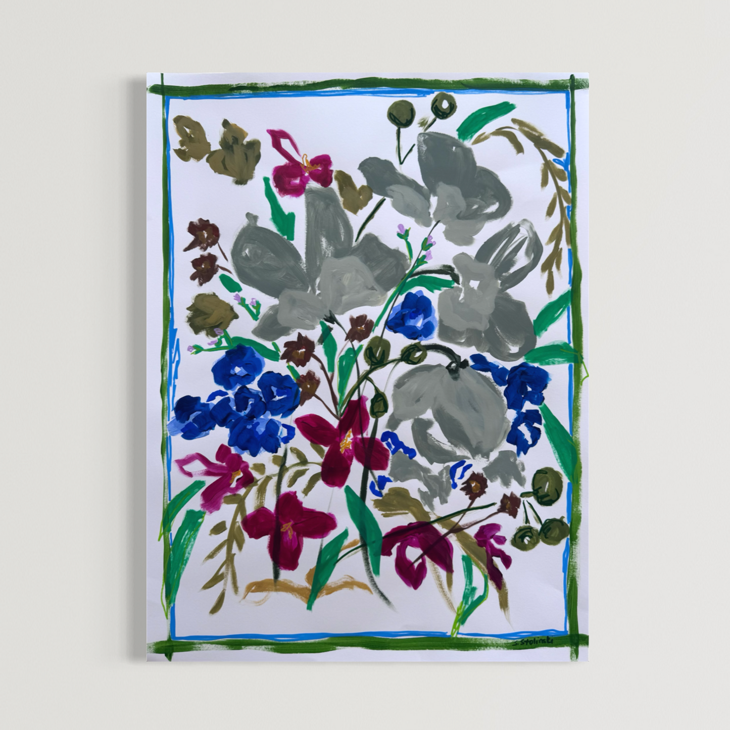 Botanical Notes No.2 24”x18” Original Art