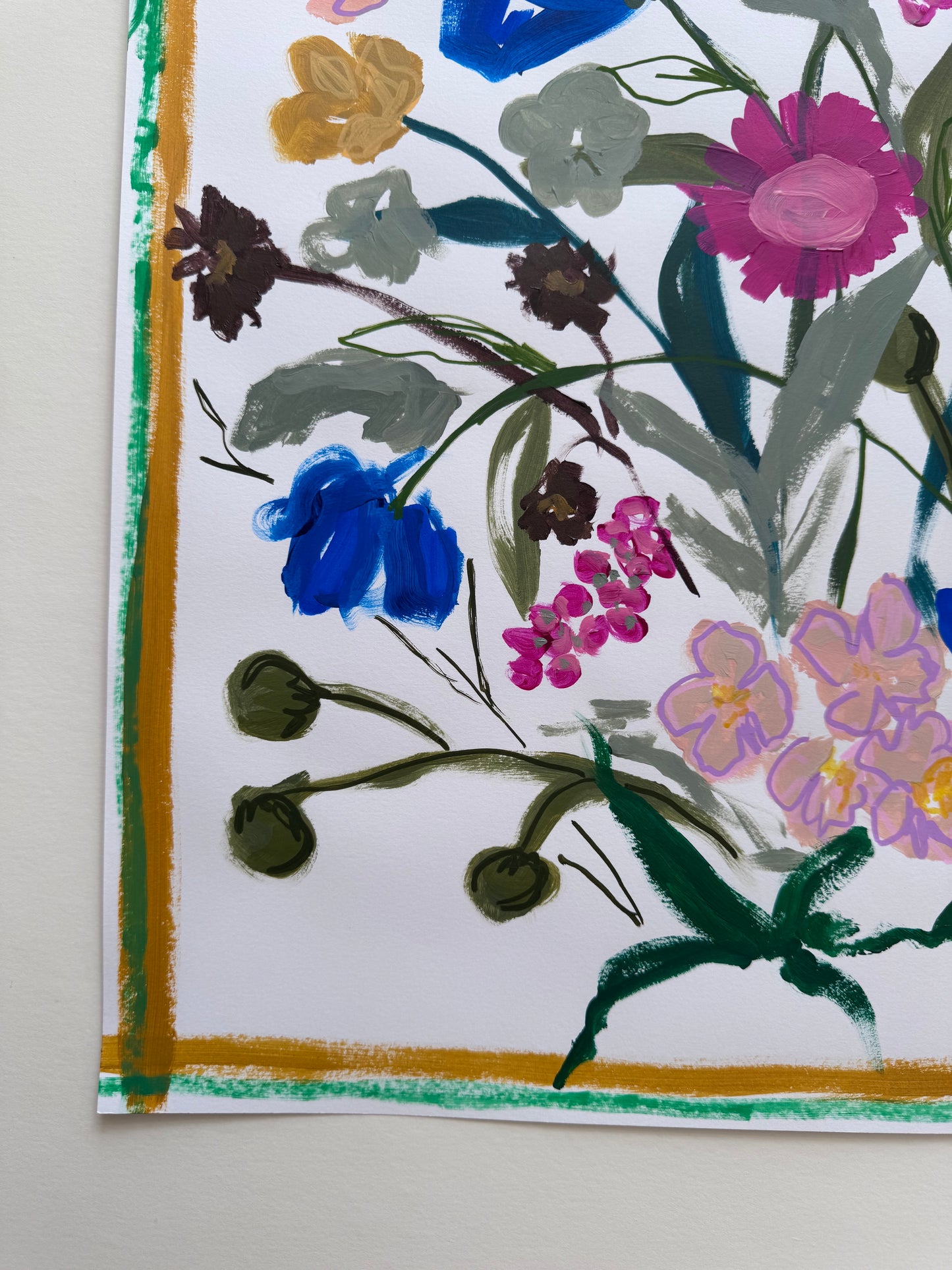 Botanical Notes No.3 24”x18” Original Art