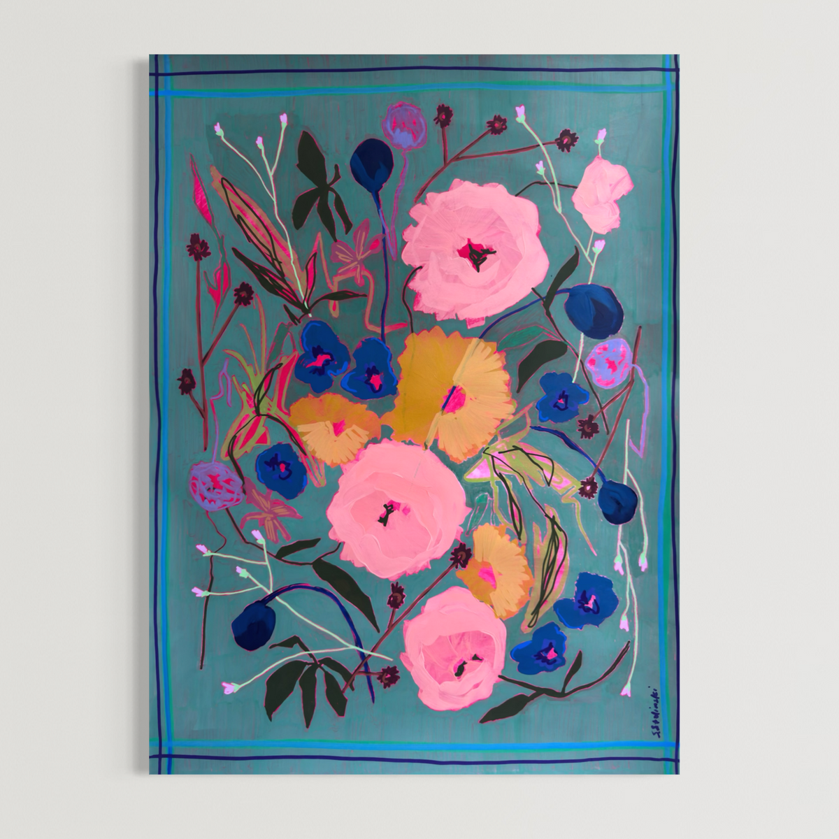 Botanical Notes No.36 24” x 18” Original Painting on Paper
