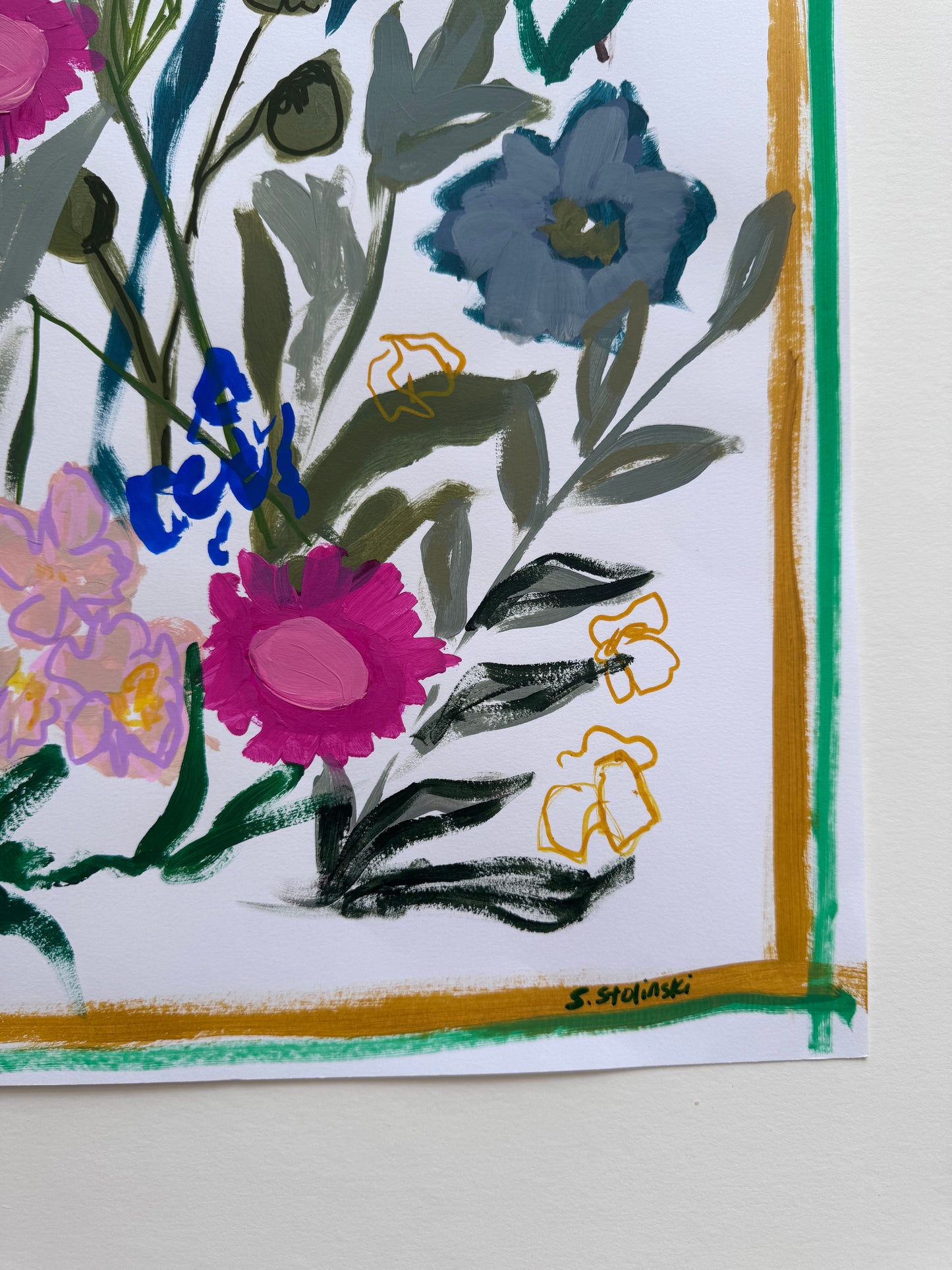 Botanical Notes No.3 24”x18” Original Art