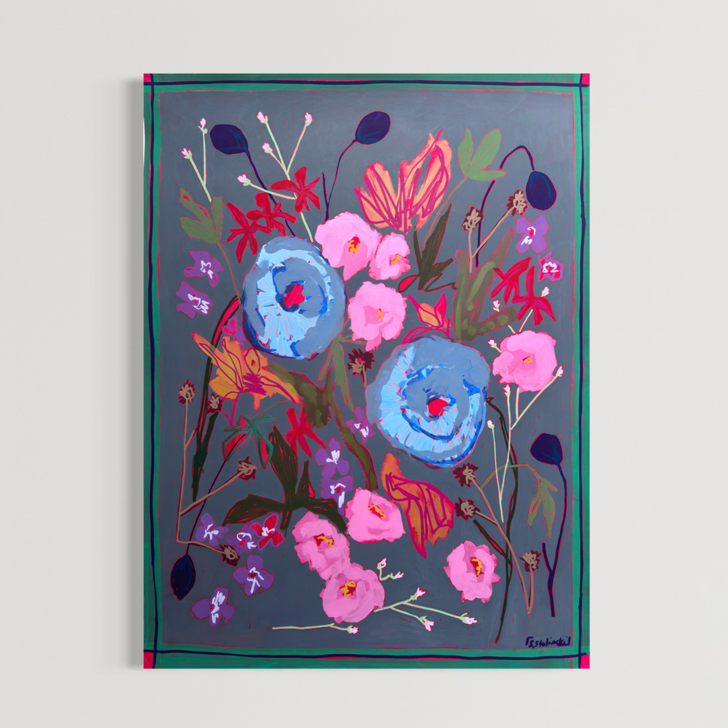 Botanical Notes No.18 24” x 18” Original Art