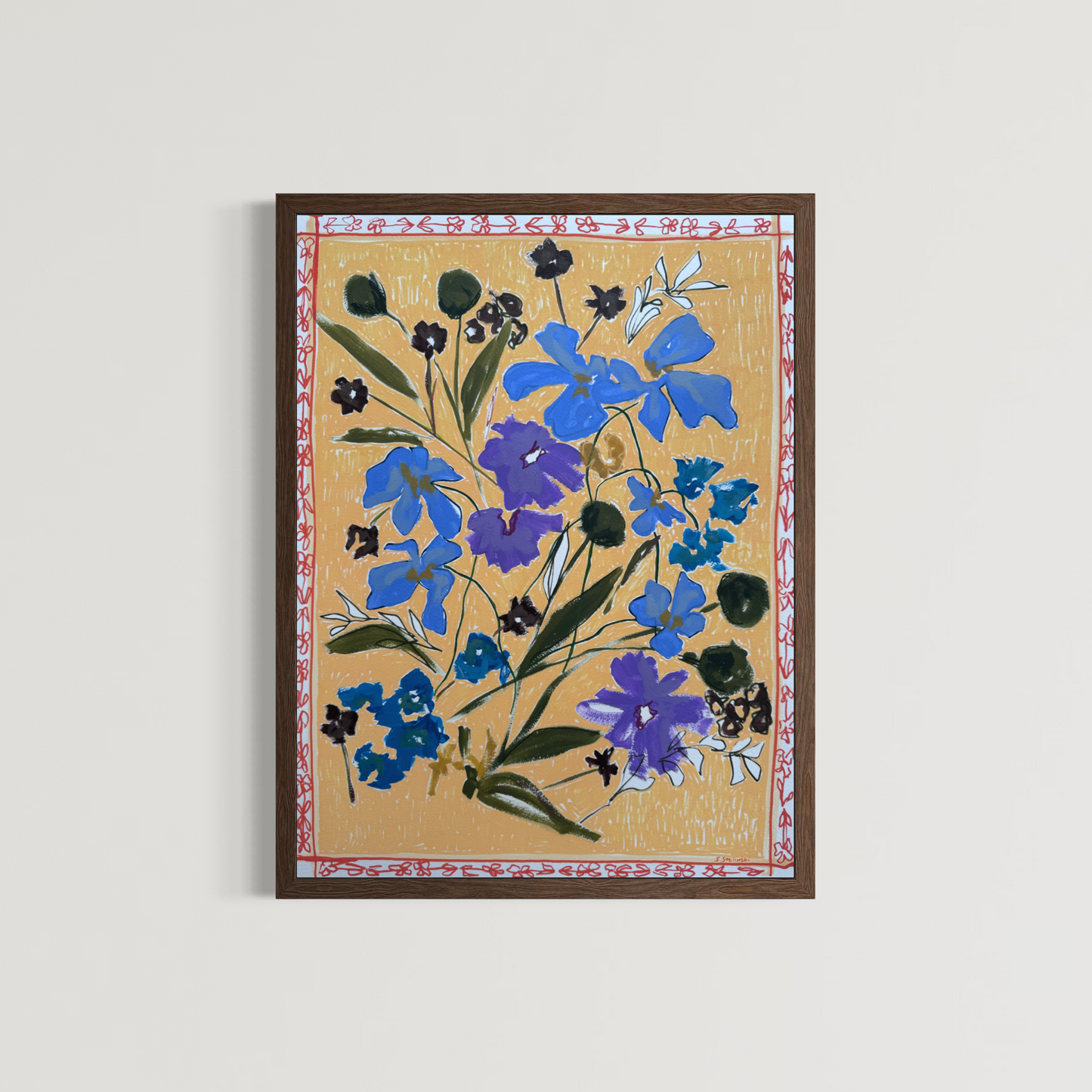 Botanical Notes No.1 24”x18” Original Art