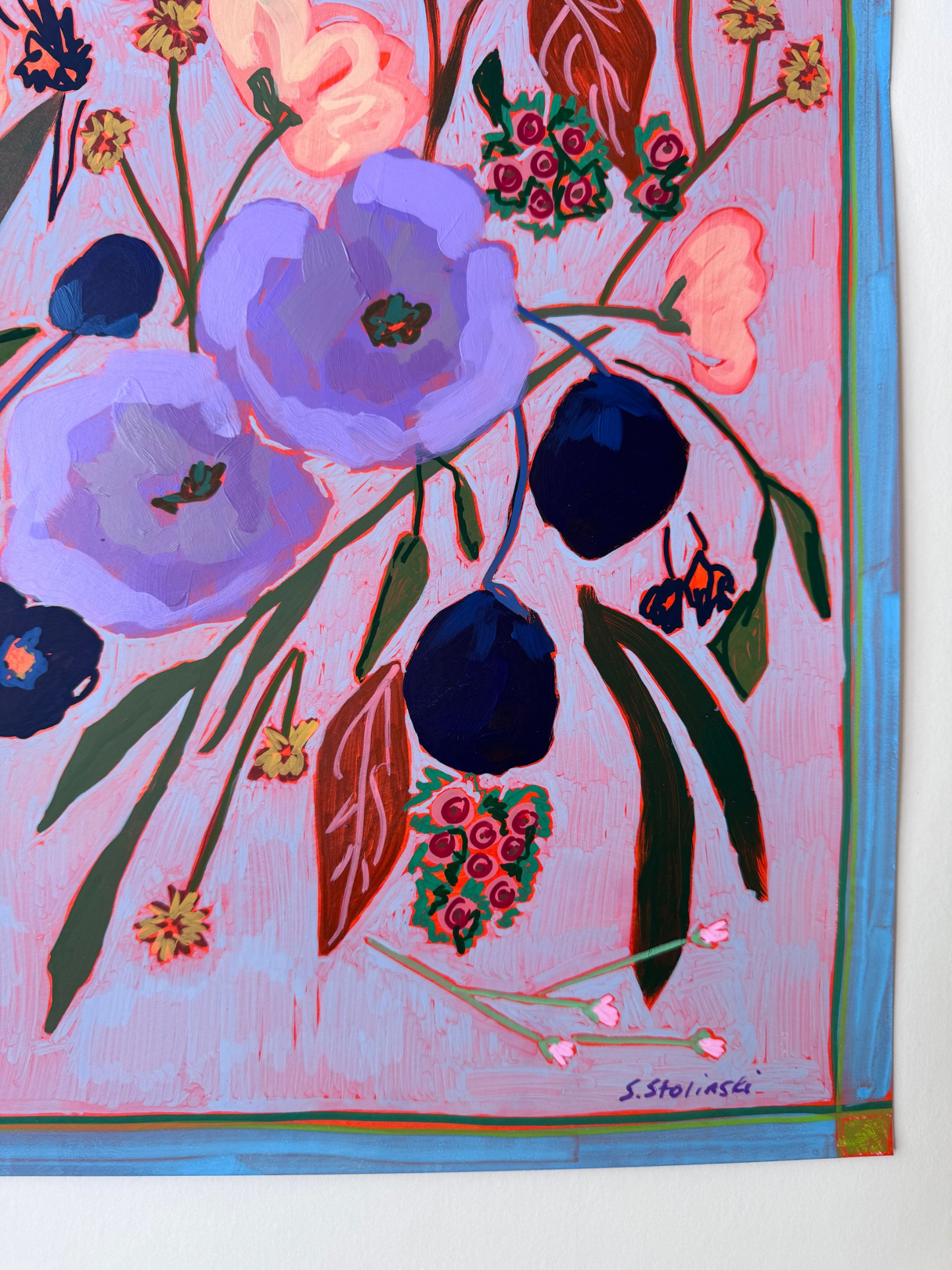 Botanical Notes No.9 24” x 18” Original Art