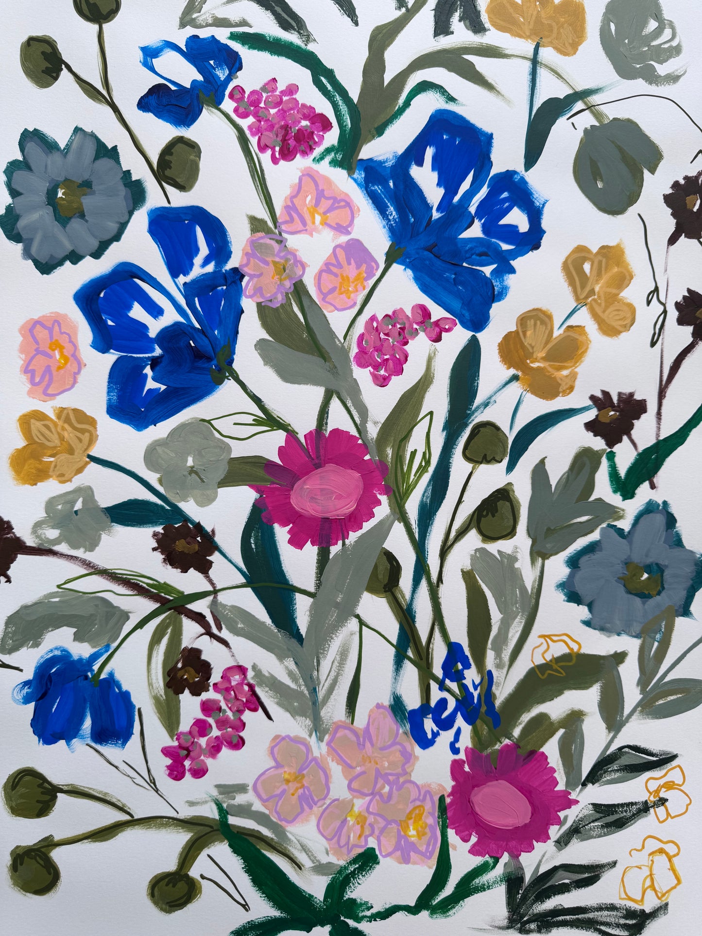 Botanical Notes No.3 24”x18” Original Art