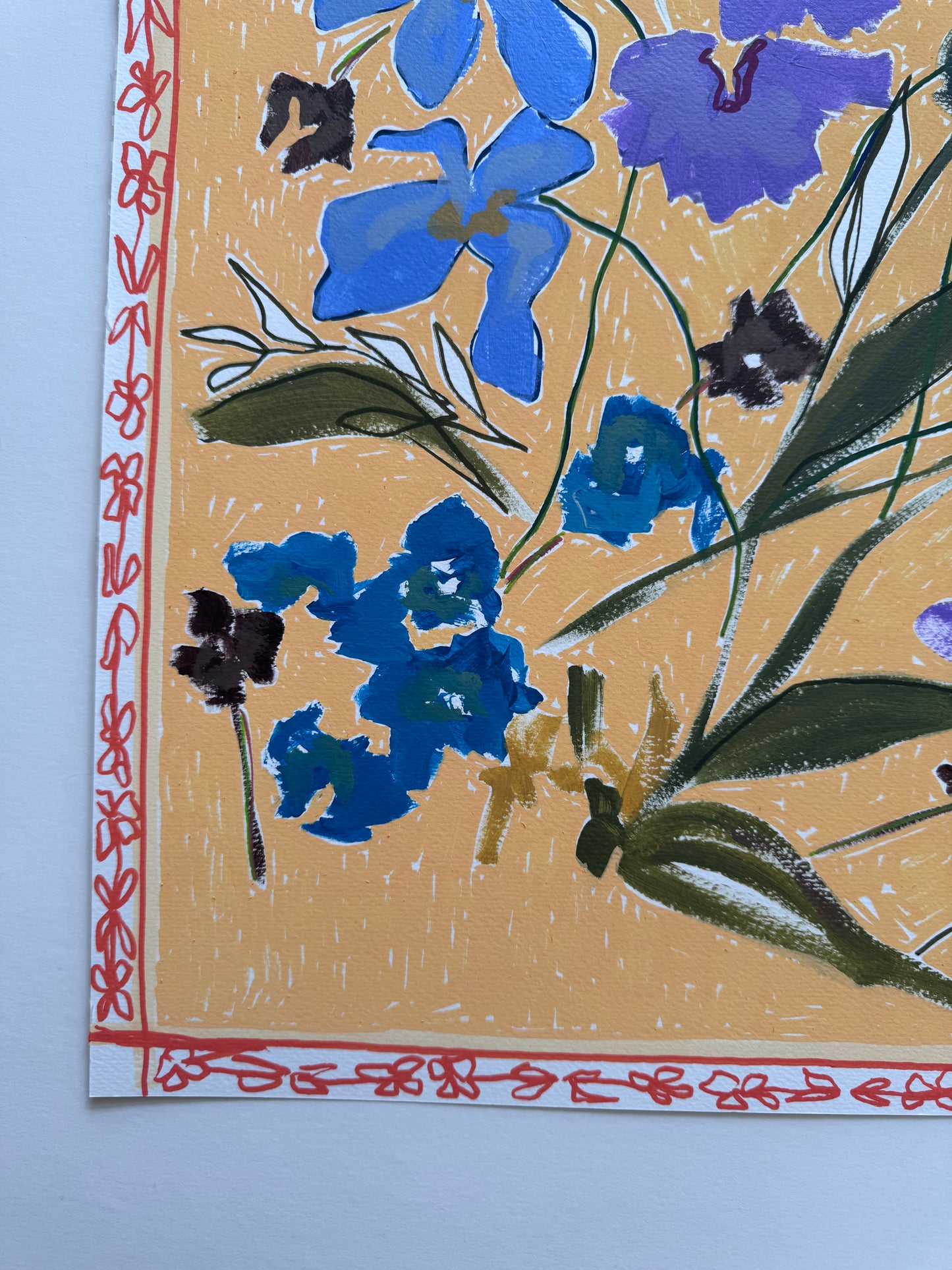 Botanical Notes No.1 24”x18” Original Art