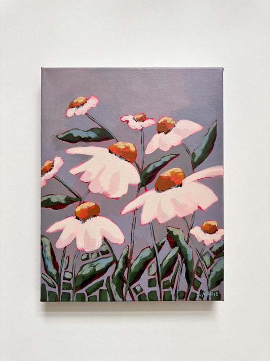 Pink Skies No.1 Original Acrylic Floral Painting