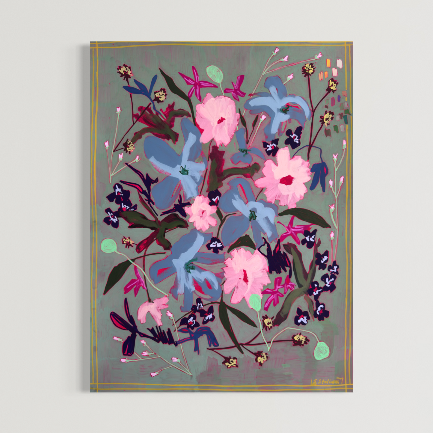 Botanical Notes No.20 24” x 18” Original Art