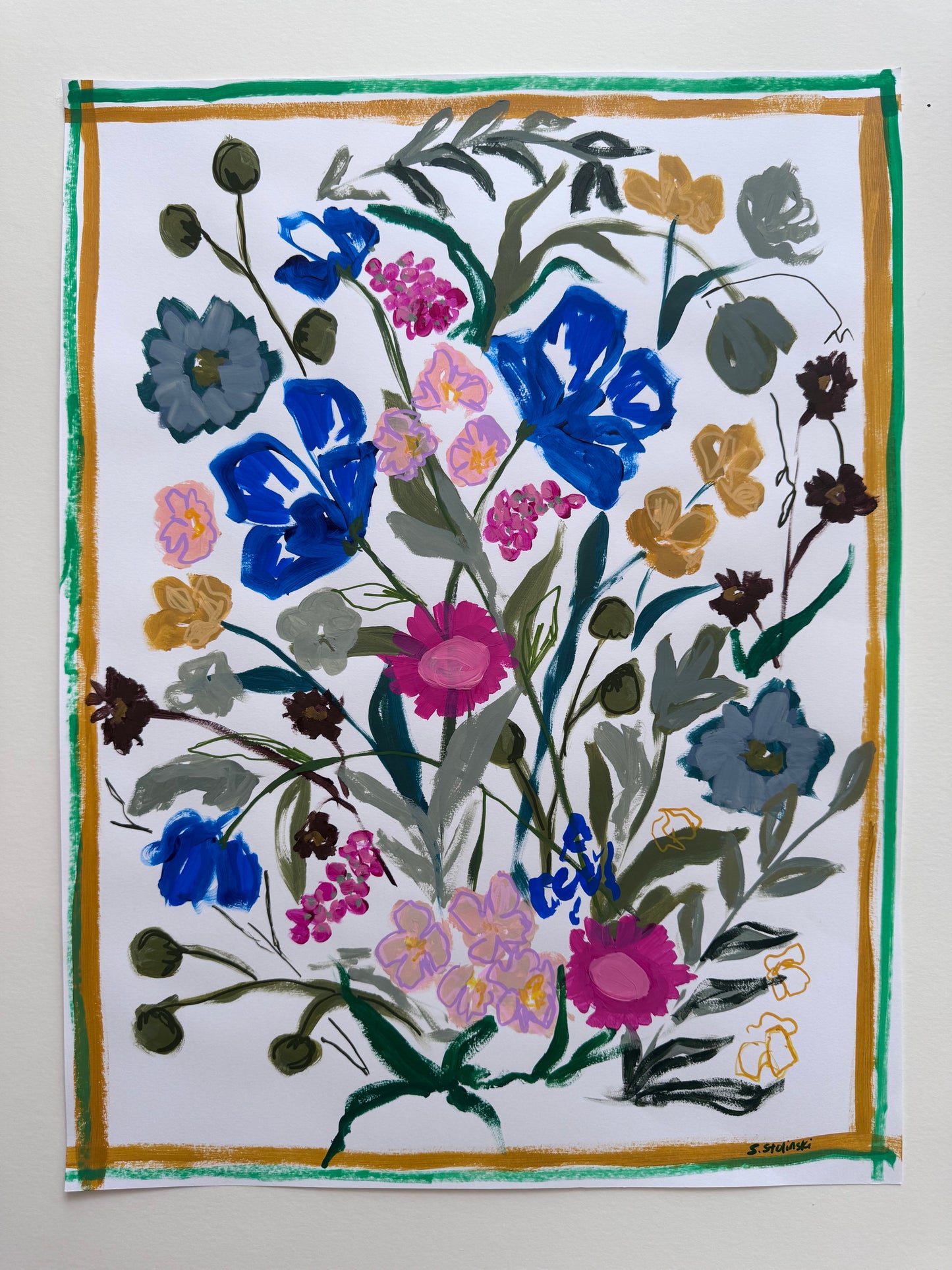 Botanical Notes No.3 24”x18” Original Art