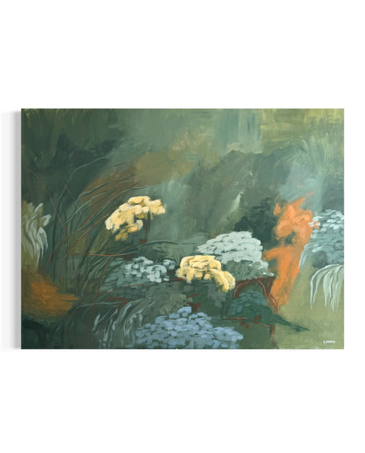 Unfolding No.1 Original Acrylic Painting 36”x48”