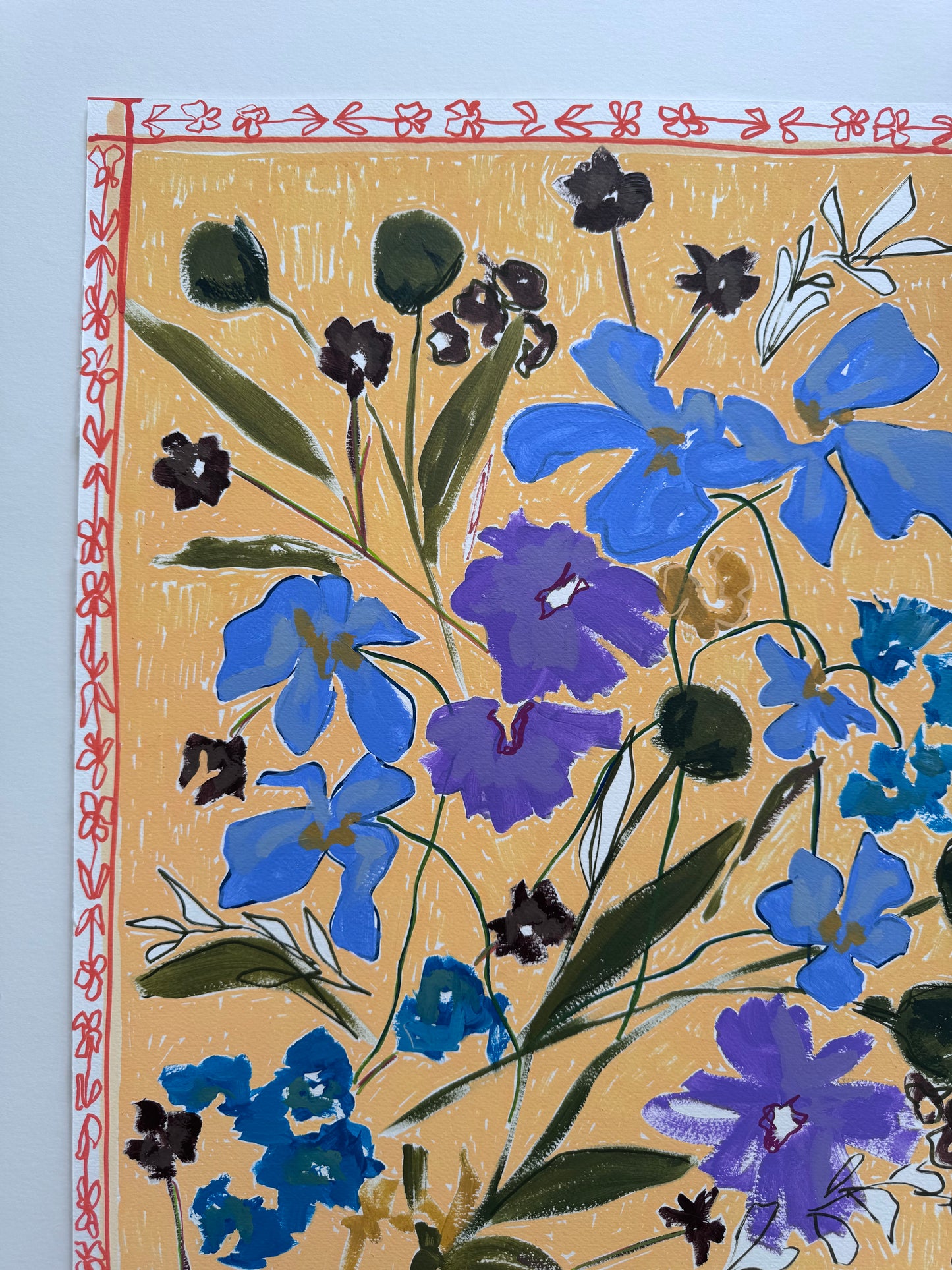 Botanical Notes No.1 24”x18” Original Art