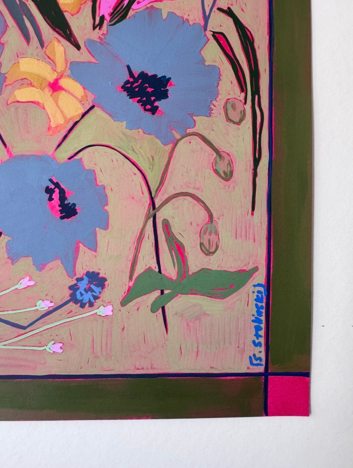 Botanical Notes No.14 24” x 18” Original Art