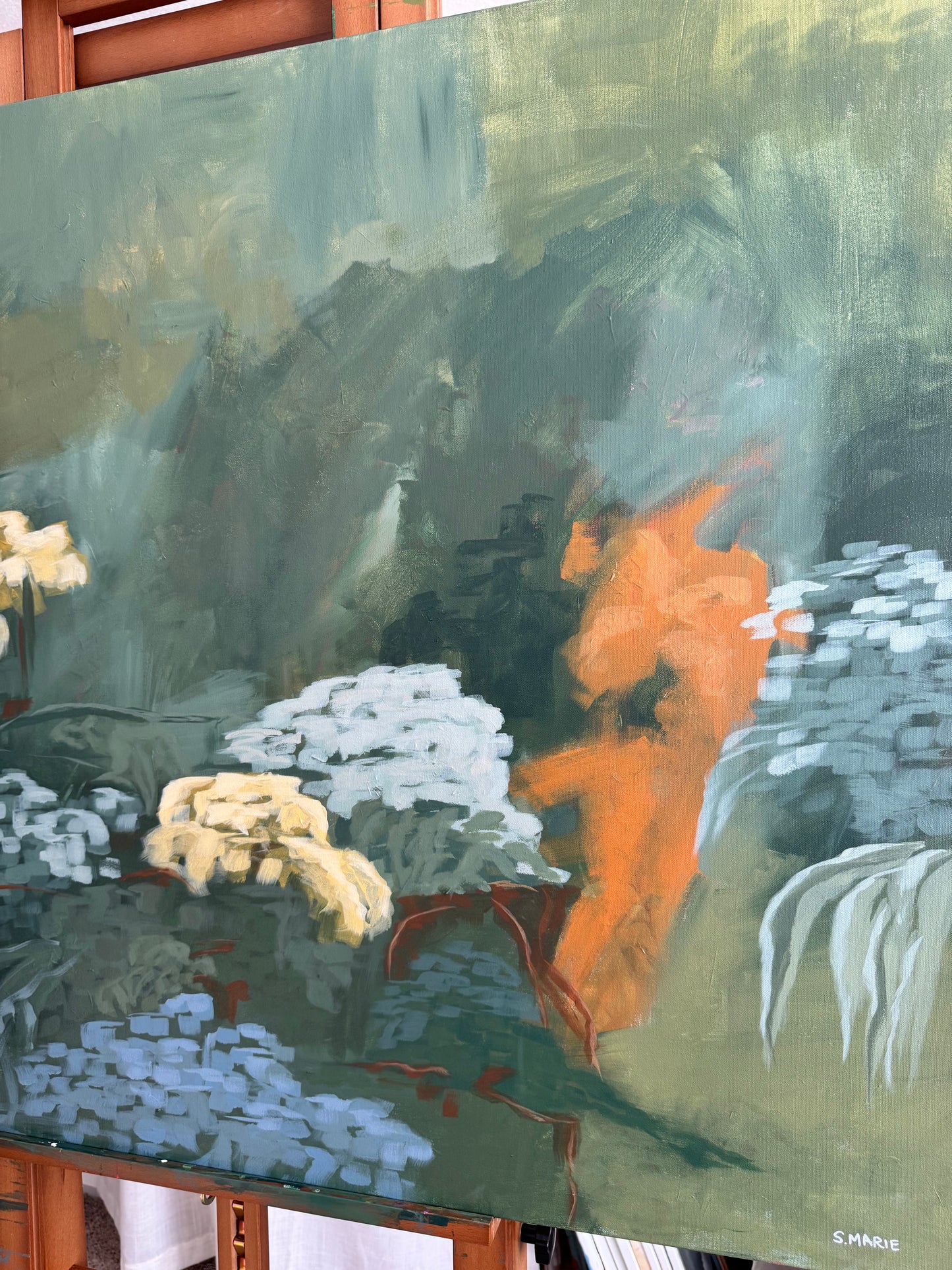 Unfolding No.1 Original Acrylic Painting 36”x48”