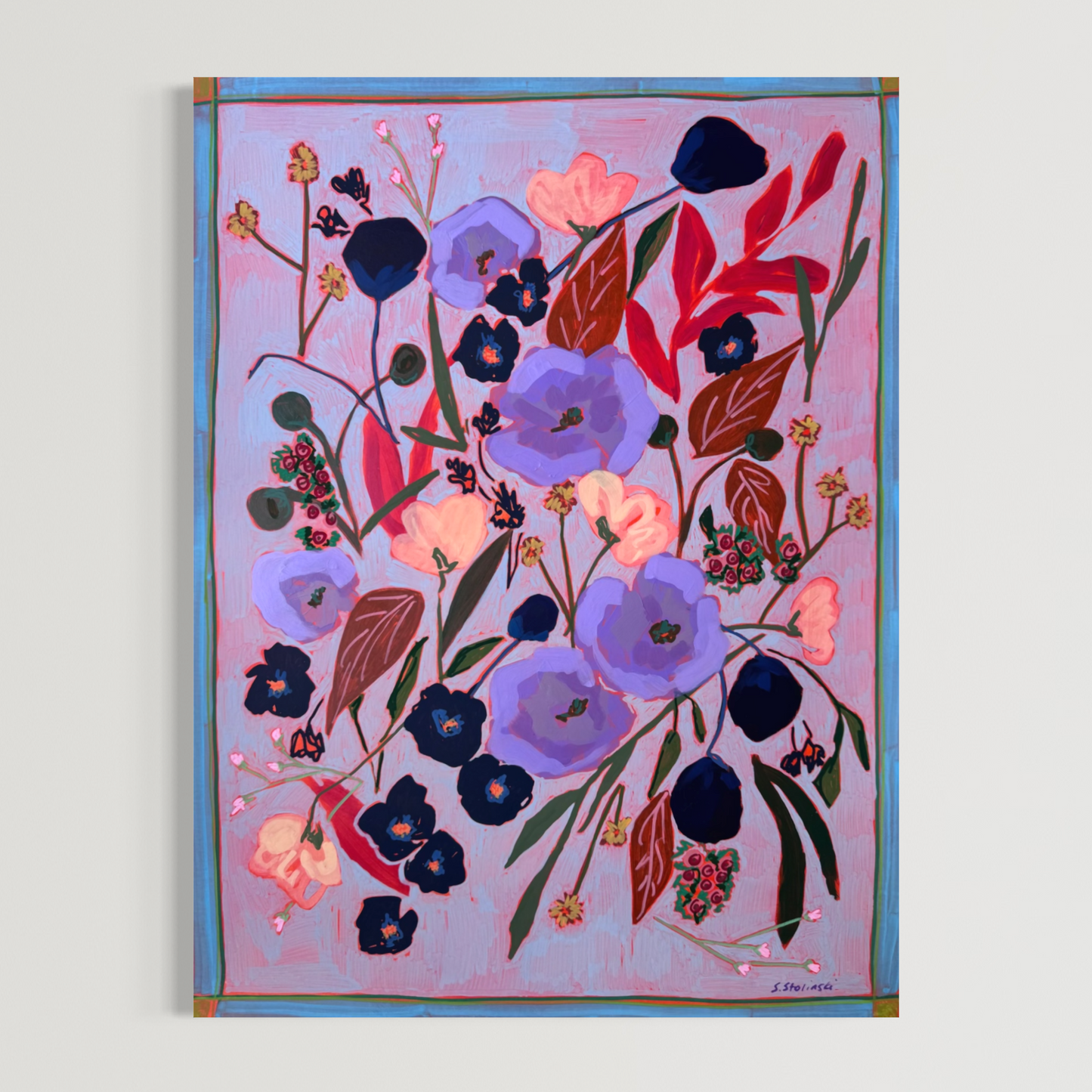 Botanical Notes No.9 24” x 18” Original Art