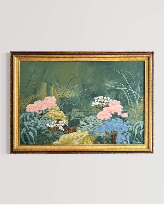 Unfolding No.4 Original Acrylic Floral Landscape Painting 36”x24”