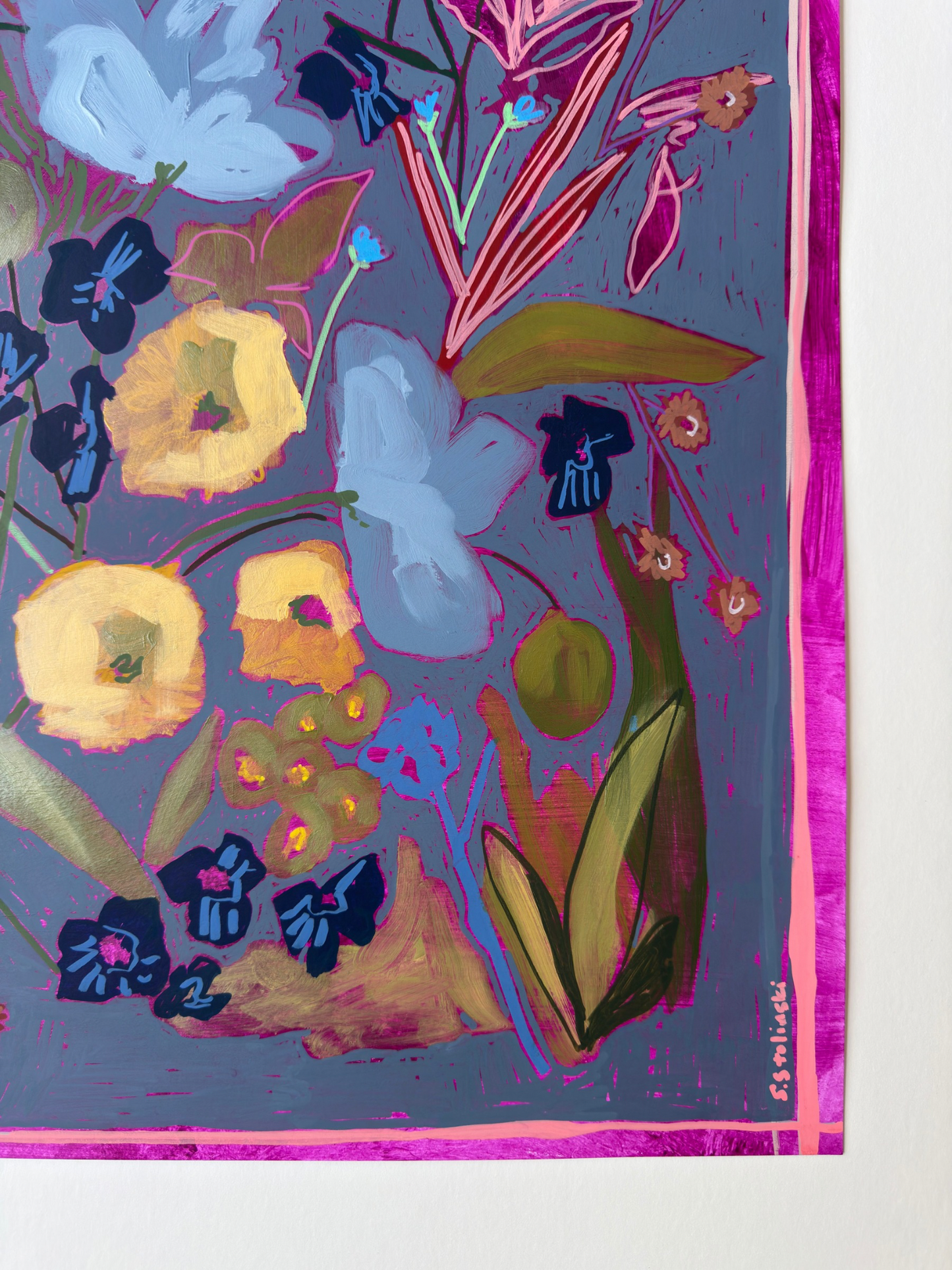 Botanical Notes No.8 24” x 18” Original Art