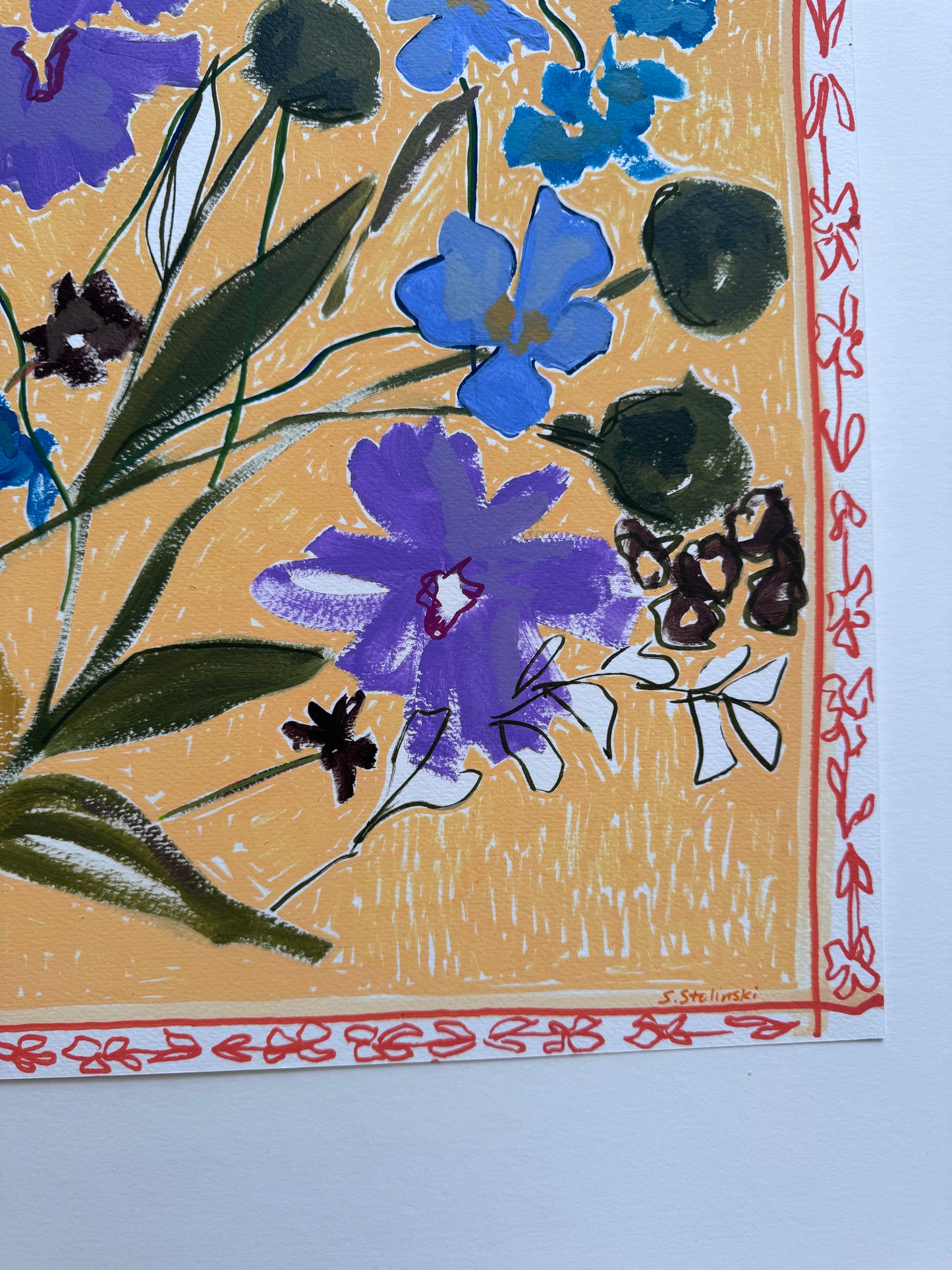 Botanical Notes No.1 24”x18” Original Art