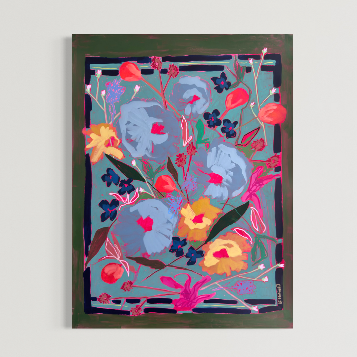 Botanical Notes No.19 24” x 18” Original Art