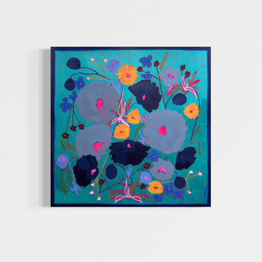Botanical Notes No.40 18” x 18” Original Painting on Paper