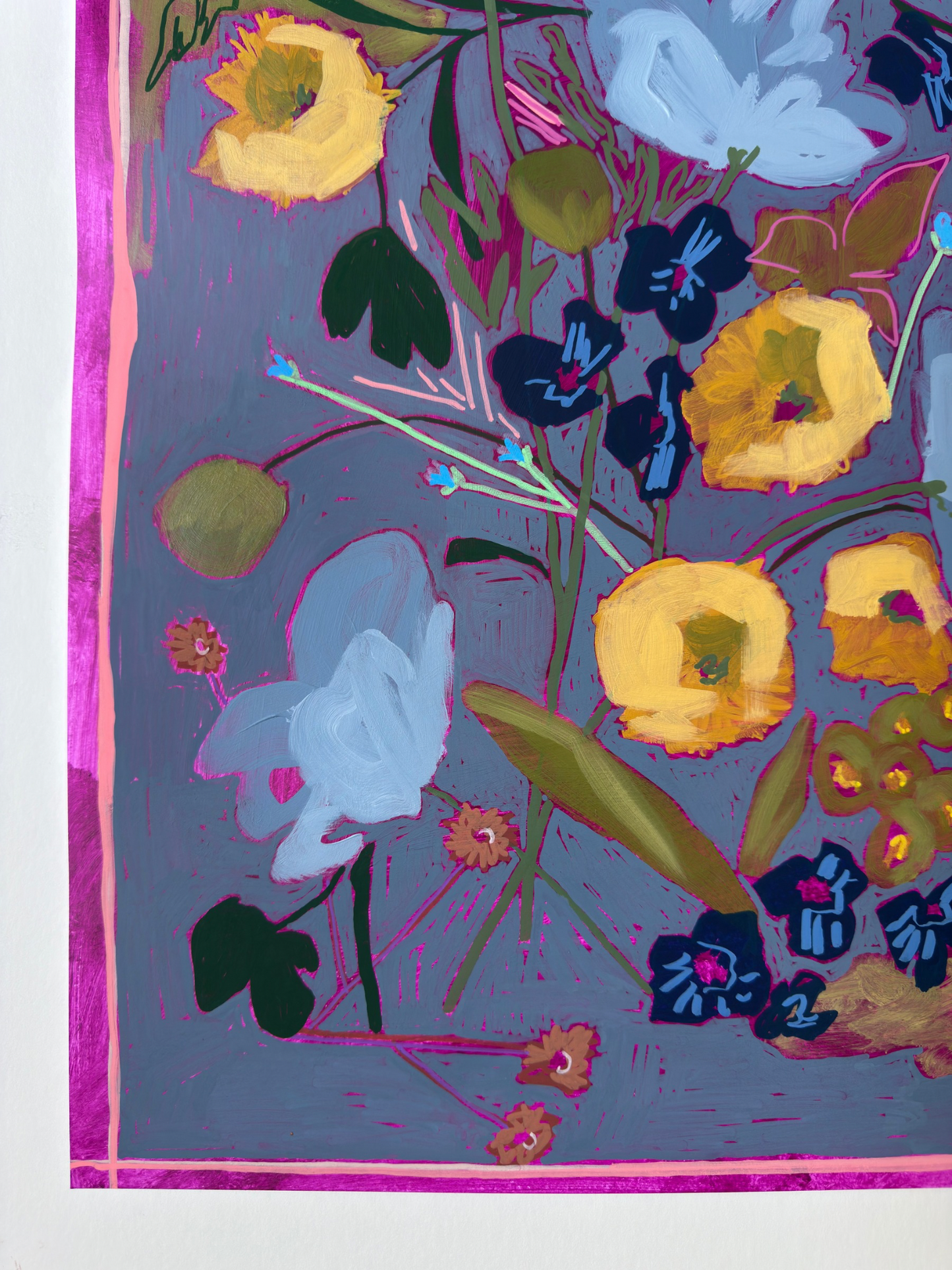 Botanical Notes No.8 24” x 18” Original Art