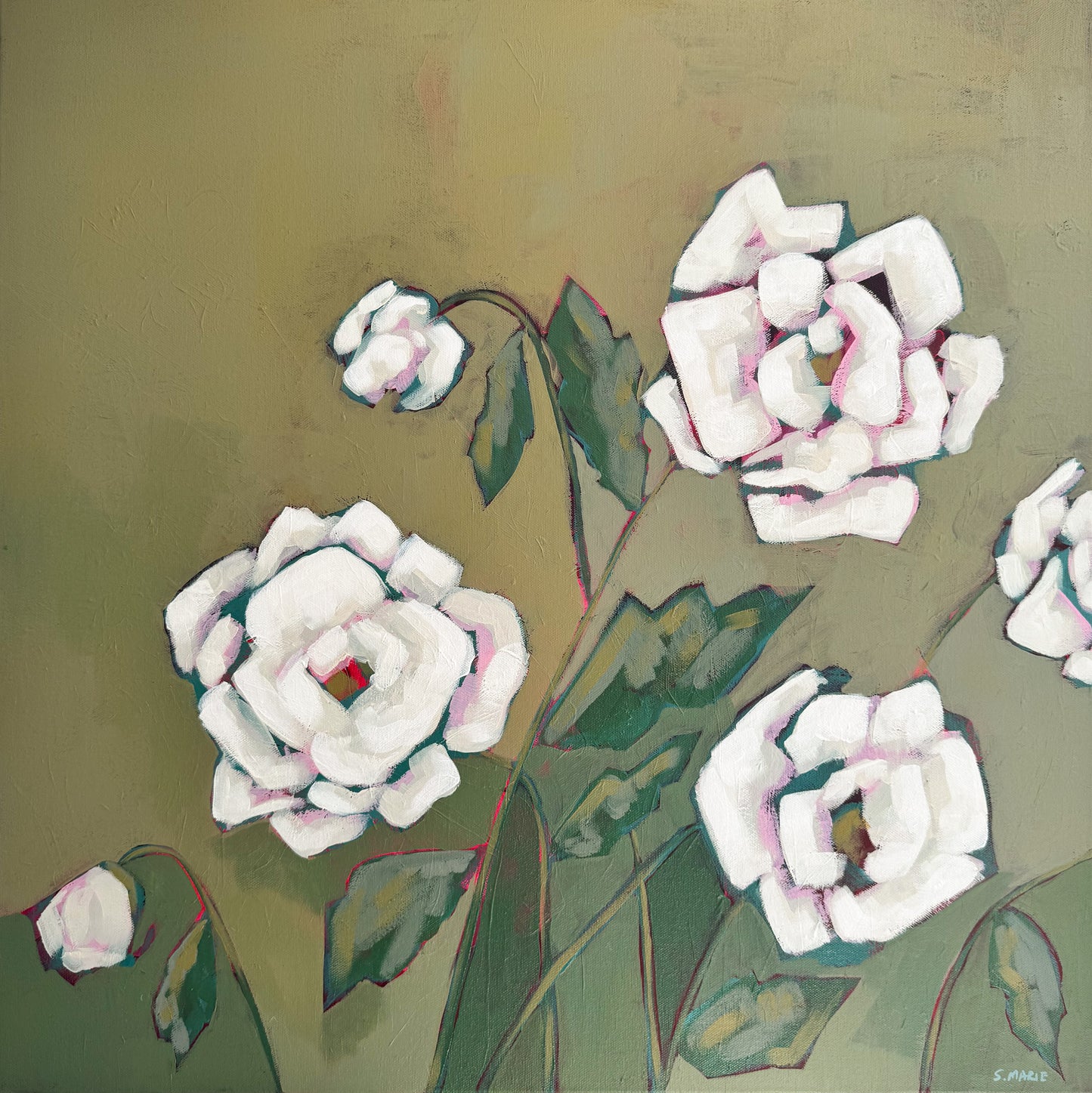 Garden Blooms No.7 Original Acrylic Floral Painting