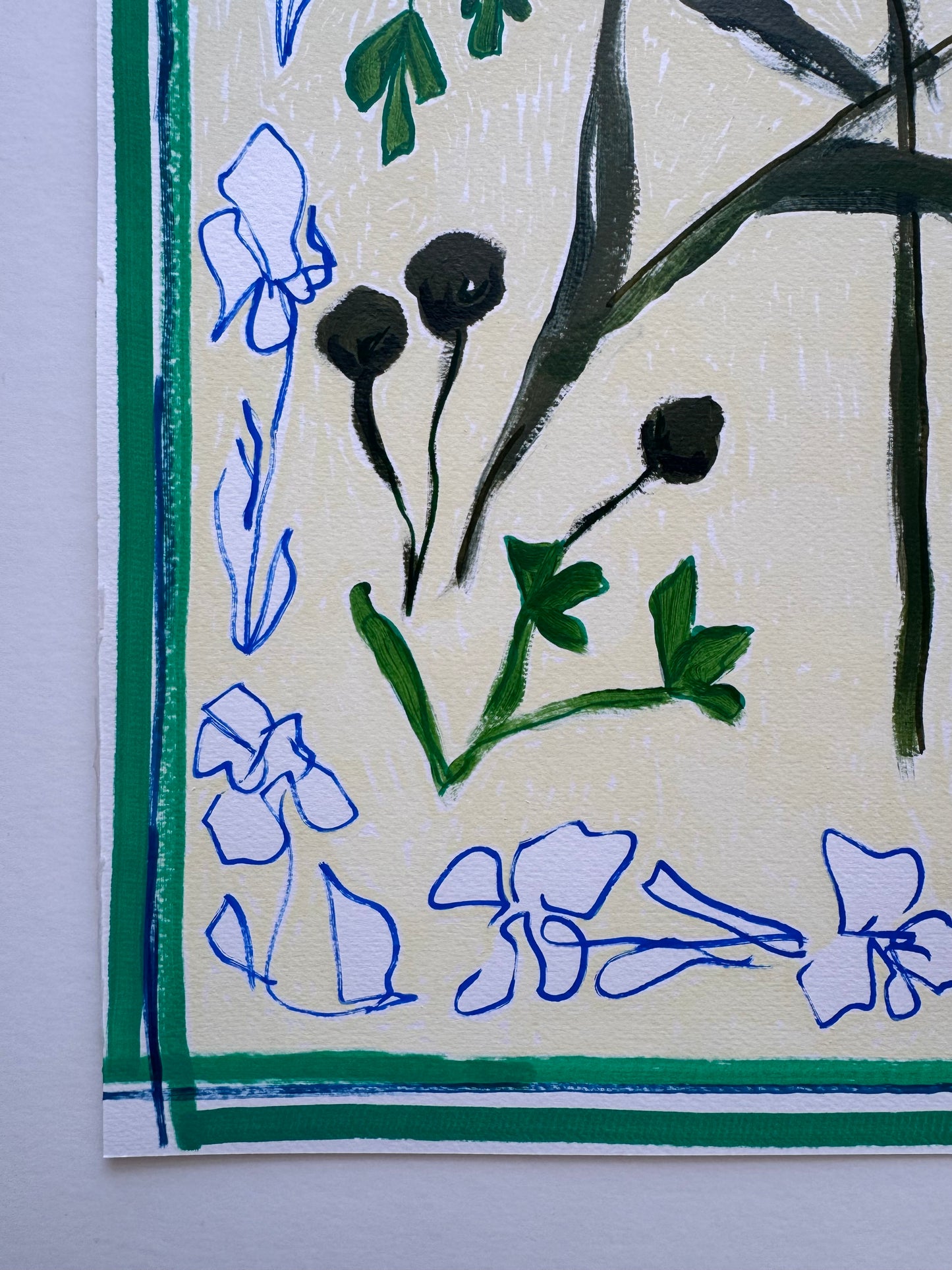 Botanical Notes No.5 ‘2 of Flowers’ 24” x 18” Original Art