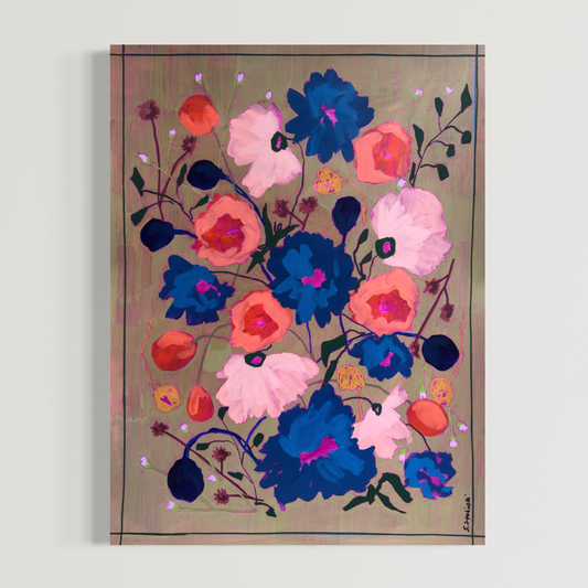 Botanical Notes No.35 24” x 18” Original Painting on Paper